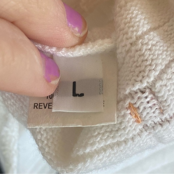 Margaret Winters Size Large L Cardigan Color Pocket Button Cotton Artsy Sweater - Picture 4 of 8